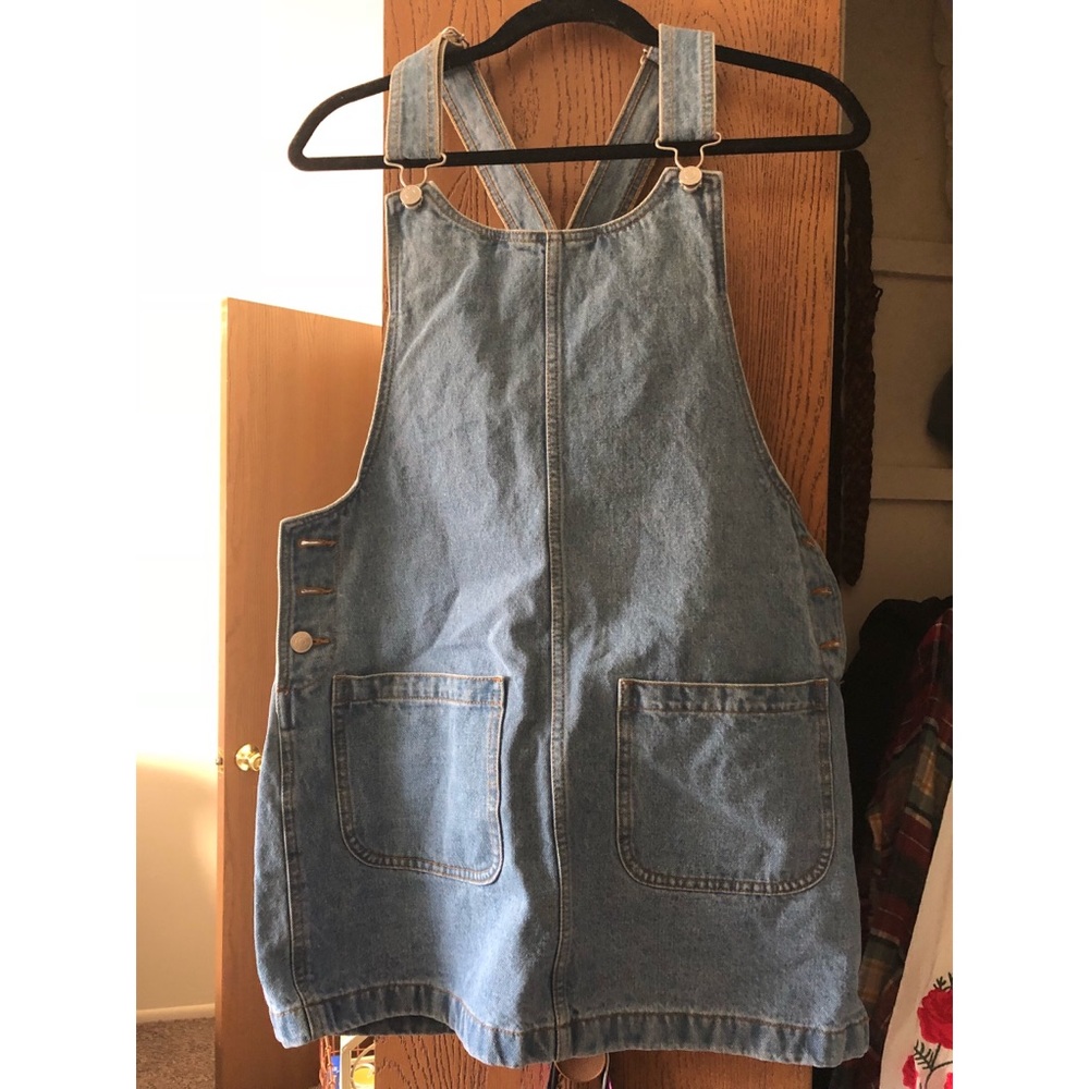 Forever 21 Denim Overall Dress